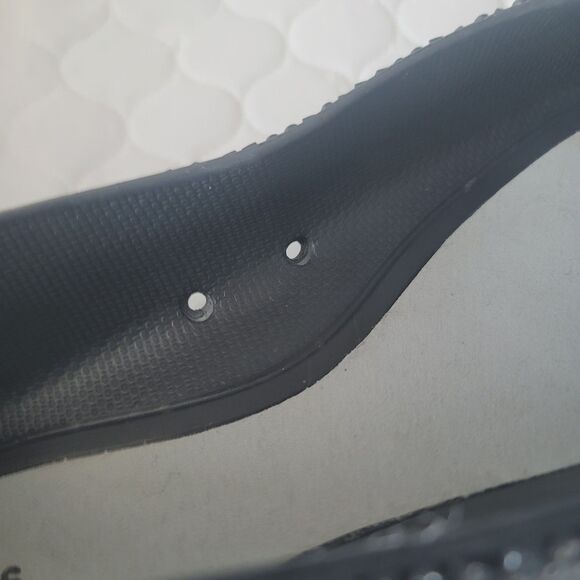 Crocs Women’s Black Lina Diamanté  Size W10 Waterproof Flat Shoes - Picture 8 of 11